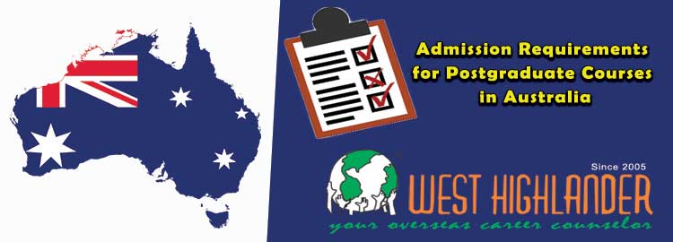 Admission Requirements For Postgraduate Courses In Australia