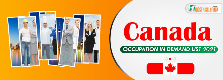 Canada Occupation in demand list 2021