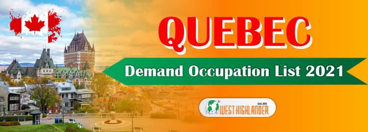 Quebec Demand Occupation List 2021