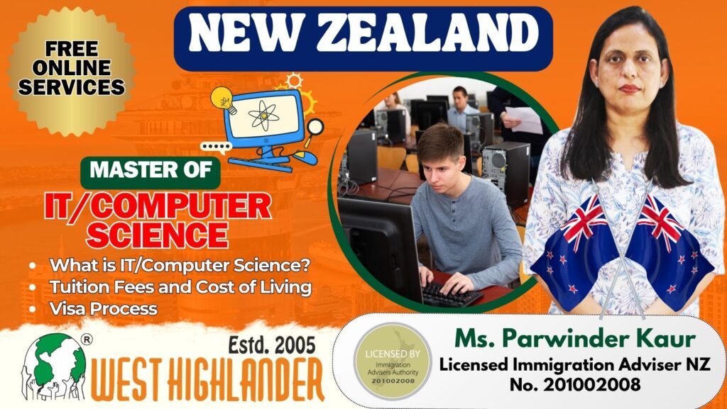 Master of IT/Computer Science in New Zealand